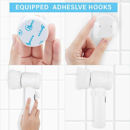 Multi-Functional Electric Cleaning Brush 5 in 1 Magic Power Scrubber