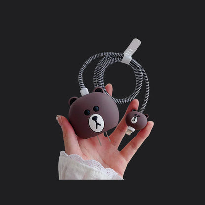 Brown Bear Charger Protecter