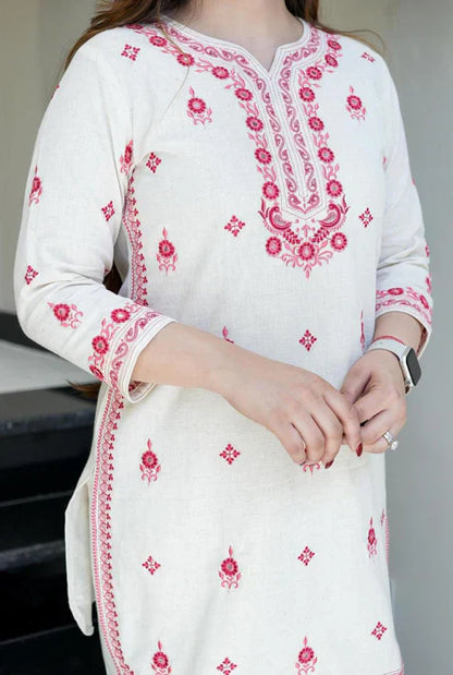 Gathering Flattering Pure cotton hand embroidery