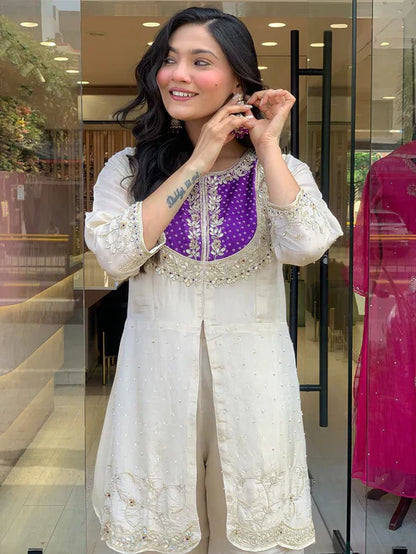 Roman-Silk Coding Sequence Embroidered