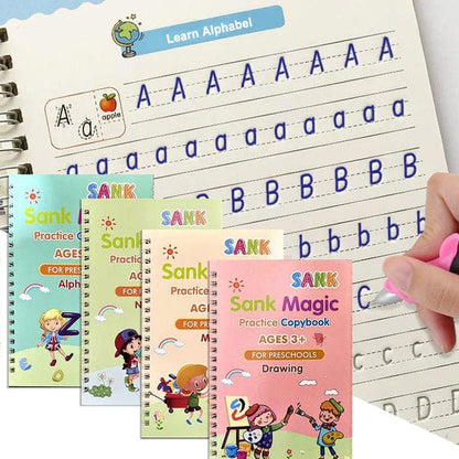 Magic Practice Copybook For Kids - Pack Of 4