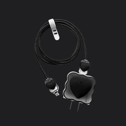 Black Heart Charger Protecter